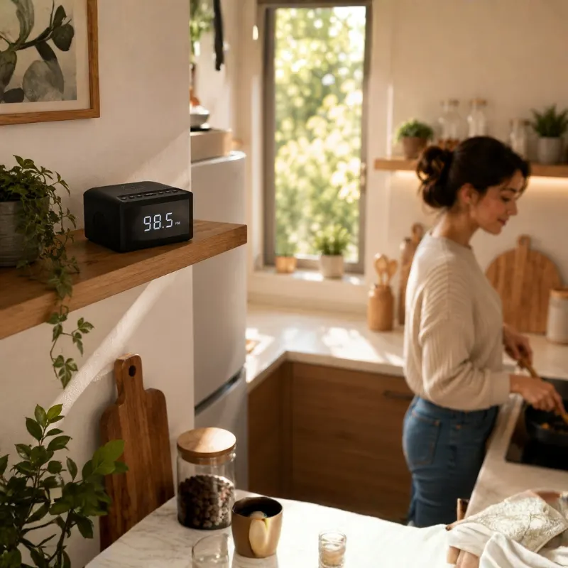 Głośnik Bluetooth HF18W z wbudowanym radiem FM